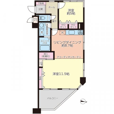 ハイメゾン橋本Ⅱの間取り