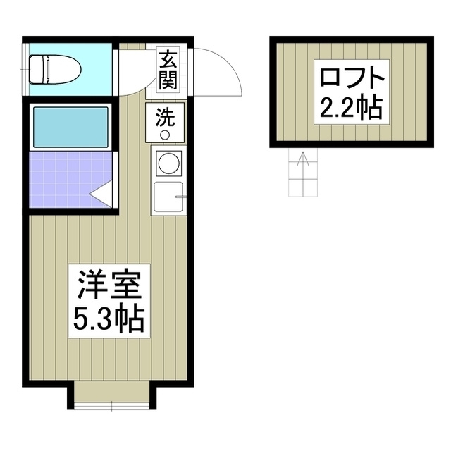 パンシオン南林間B棟の間取り