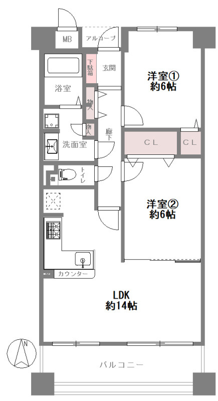 【間取り】の画像
