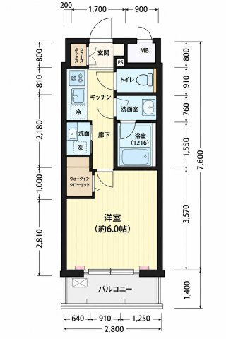 プレサンス太閤通駅前デュプルの間取り