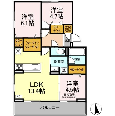 ヴィレオの間取り