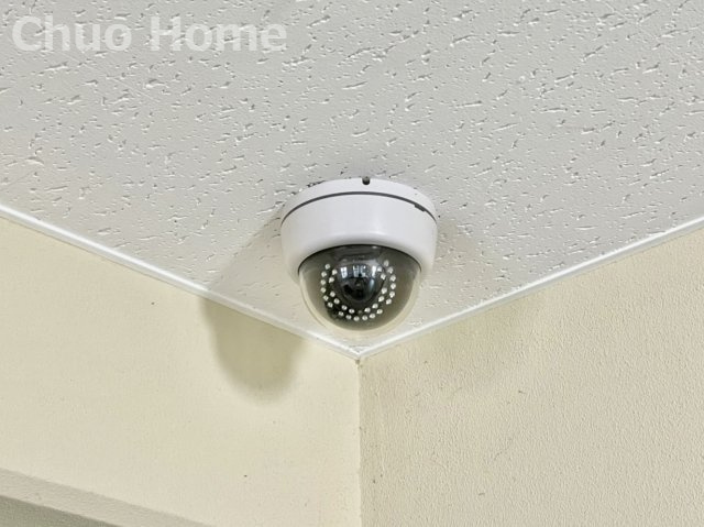 ライオンズマンション立石南の防犯設備|【防犯カメラ】何かあった時の大事な証拠になることももちろんなりますが、防犯というくらいですので大事なのは防犯カメラがあることによって抑止力につながることですよね。
