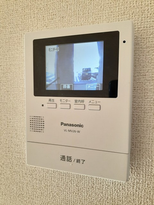 【セキュリティ】 | アンジュ東原Ⅱ | モニター付きインターフォン