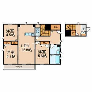 プレジールの間取り