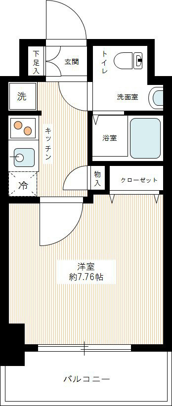 アイル東京向島弐番館 の間取り|間取りです。
