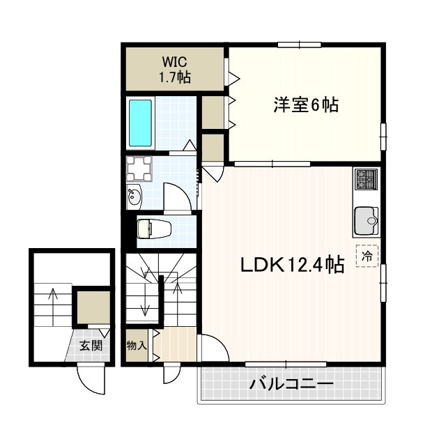 メゾンルーエの間取り