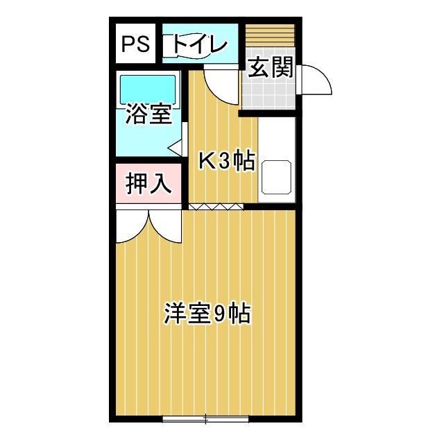 コーポカネマツの間取り