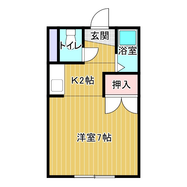 コーポカネマツの間取り