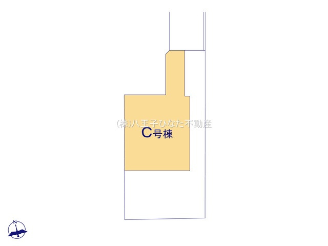 『八王子市新築　戸建て』東京都八王子市上野町108-6【仲介手数料無料】の区画図|～仲介手数料無料☆八王子ひなた不動産～八王子市上野町　新築戸建て
