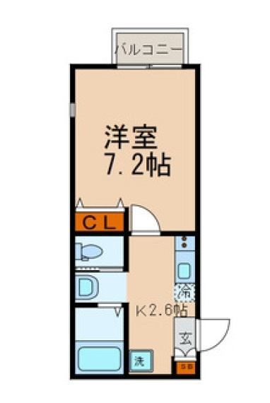 キャメル秋津Ⅴの間取り