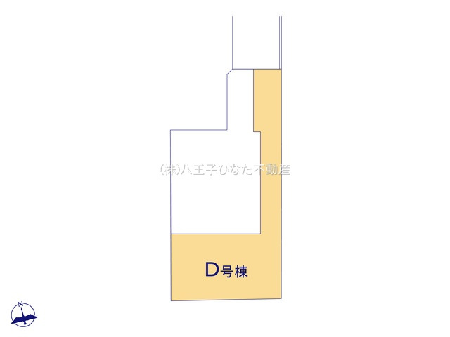 『八王子市新築　戸建て』東京都八王子市上野町108-6【仲介手数料無料】の区画図|～仲介手数料無料☆八王子ひなた不動産～八王子市上野町　新築戸建て