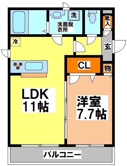 三鷹市井の頭１丁目のアパートの間取り