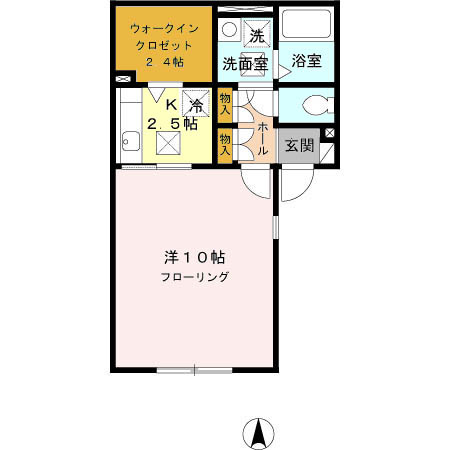 【間取り】 | アメジスト西蒲田