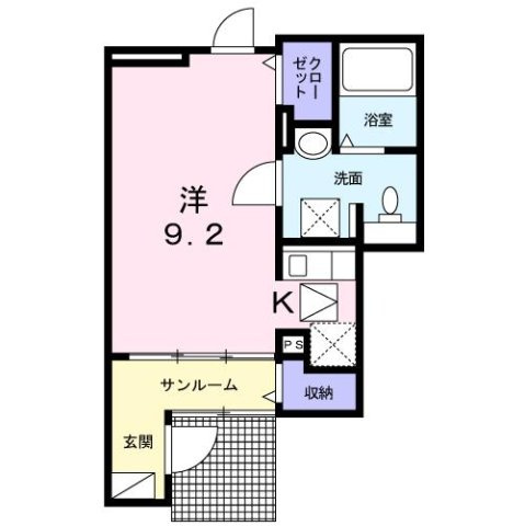 【間取り】 | ガーデンハウスＭ　Ｂ