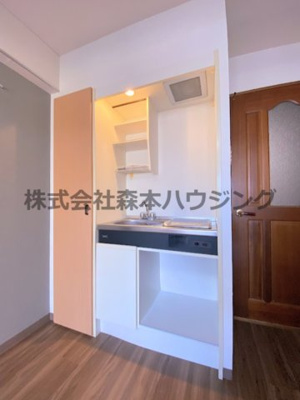 【キッチン】 | 　学研CITY CORE | コンパクトなキッチンで掃除もラクラク
