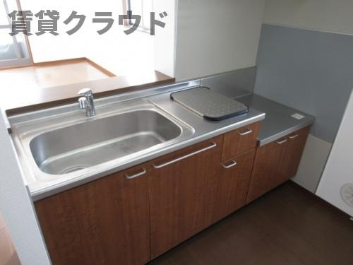 第一ローズハイム　A棟のキッチン|きれいなキッチンです