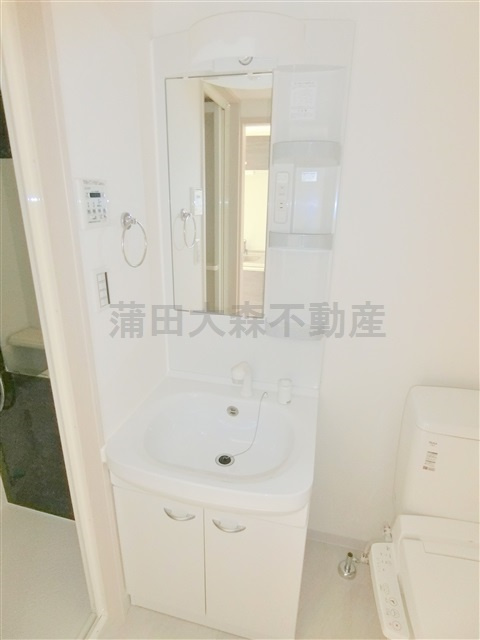 パティーナ大森Duoデュオの洗面所|独立洗面台！洗面脱衣所