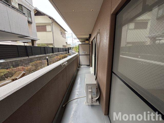 セーヌ東岸和田のバルコニー