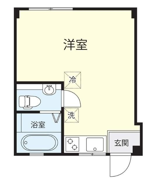 岸ハイツの間取り|間取りです。