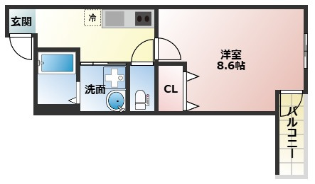 【間取り】 | フジパレス今川公園東Ⅰ番館