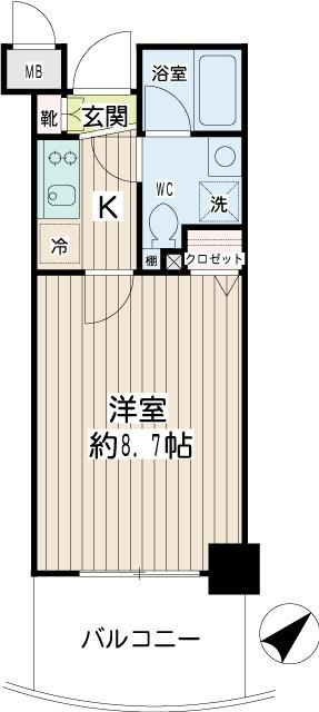 エクセル東神奈川の間取り