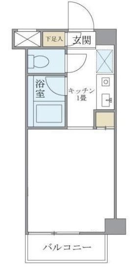 ブランシェ高輪の間取り|間取りです。