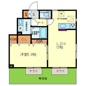 【間取り】 | Casa上野芝