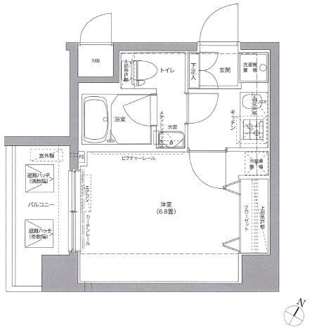 リクレイシア西横浜の間取り
