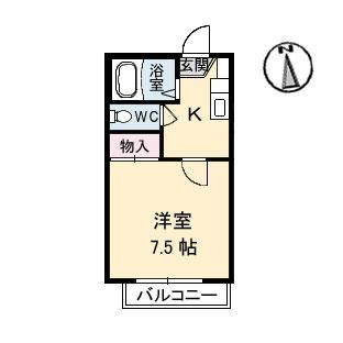 サニーヒルズ　Ｂ棟の間取り