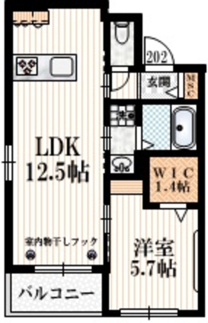 ココン北沢の間取り