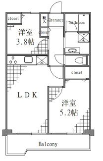 【間取り】 | ライオンズマンション墨田