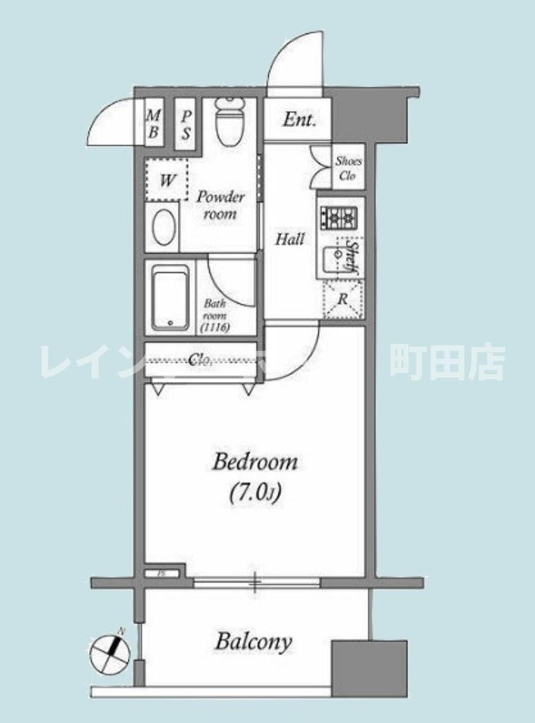 アーデン町田※初期費用分割後払いサービス利用可能物件の間取り