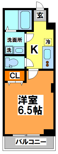 三鷹市下連雀３丁目の賃貸マンションの間取り