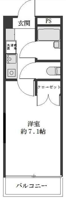 シャンドール　立石の間取り
