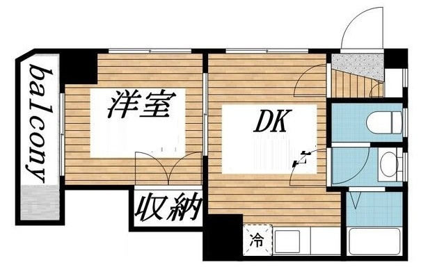 ソレイユハルミの間取り|間取りです。