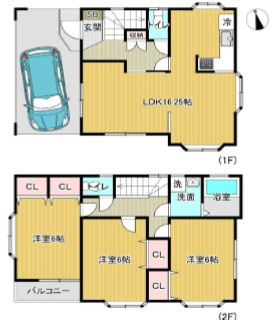 八王子市横川町の間取り
