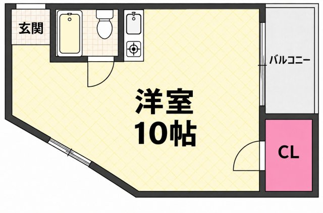 【間取り】 | ラパンジール阿波座Ⅱ