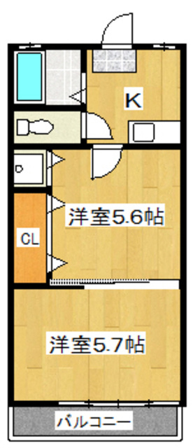 第３ヒルズハウスの間取り|間取りです☆