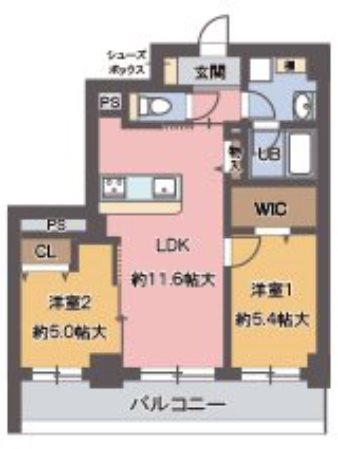 パルテール甲南山手の間取り