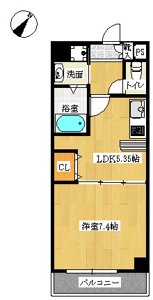 MuMoMi上沢の間取り