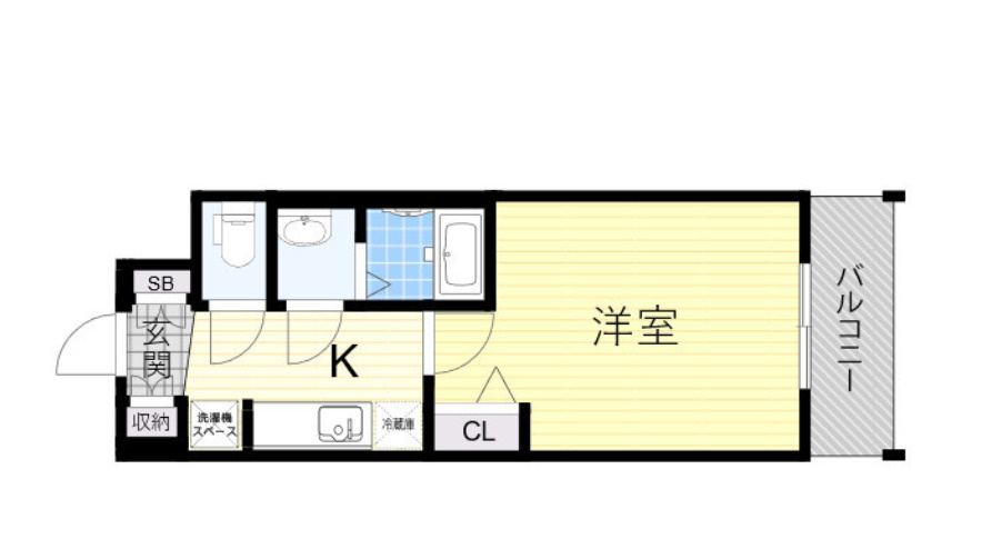ラヴィータ難波元町の間取り