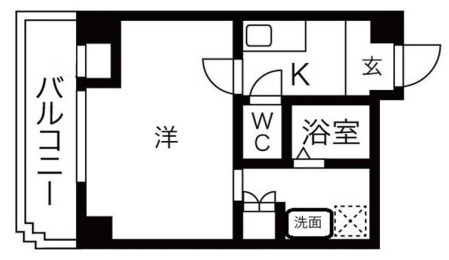 ドゥヴェル甲南の間取り