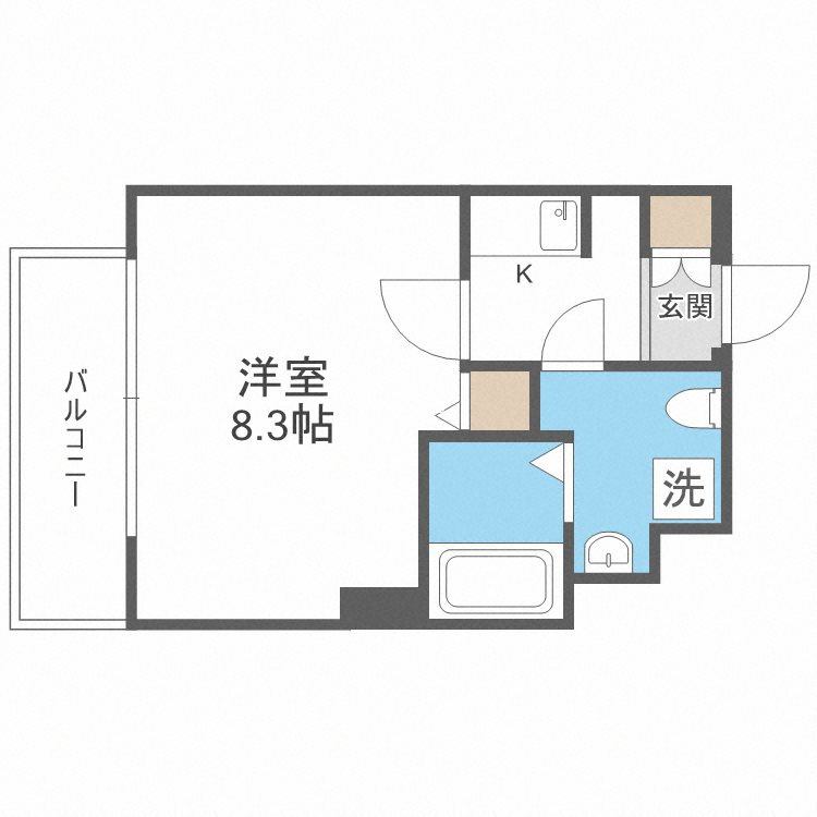 セレニテ難波西の間取り