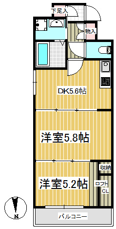 ロイヤルヒルⅠの間取り