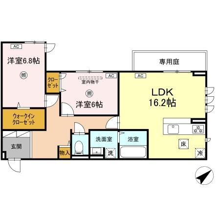 D-ROOMプラーナの間取り