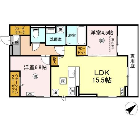 D-ROOMプラーナの間取り