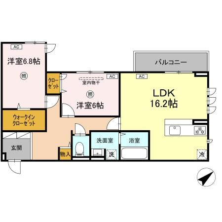 D-ROOMプラーナの間取り