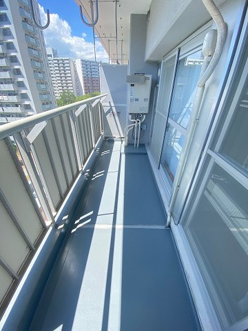 UR武庫川 19号棟のバルコニー