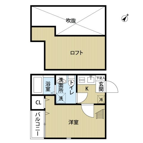 ハッピーフォエバー箱崎 の間取り
