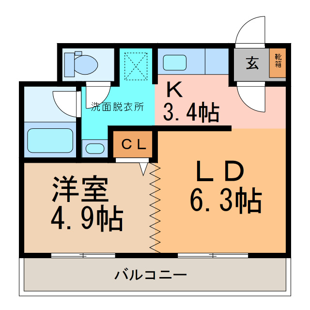 ラ・ヴィレットの間取り